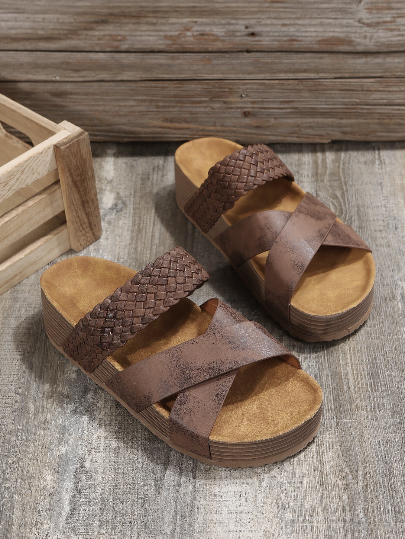 RTS: The Cross Over Slip on Sandal-