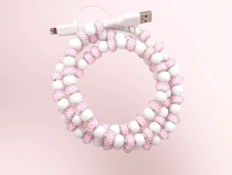 PREORDer: RERUN Dual Beaded Phone Charger  1.19.26