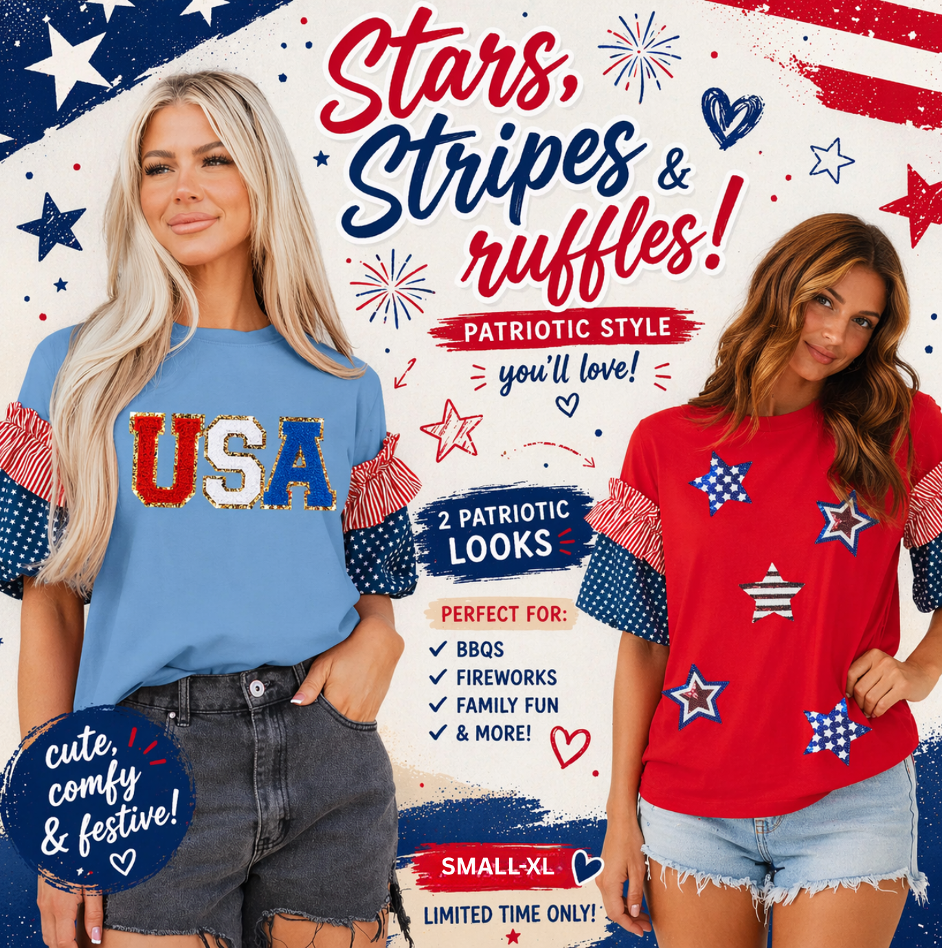 PREORDER: Stars, Stripes & Ruffles 4.27.26
