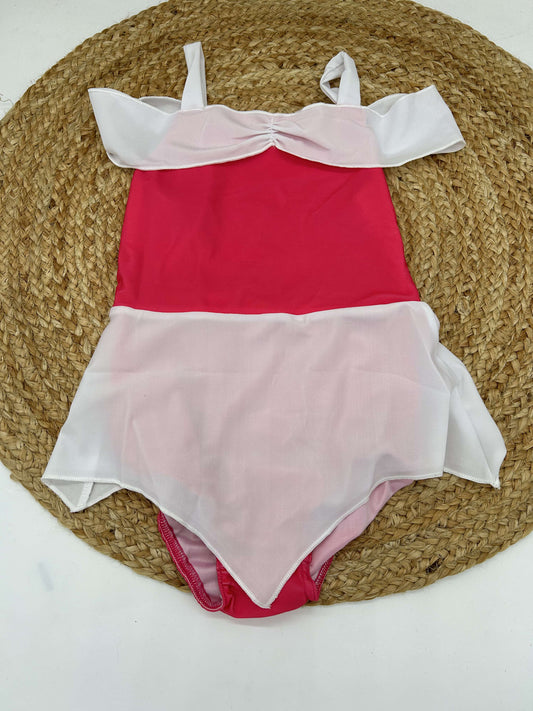 RTS: Girls Pink and White Swim