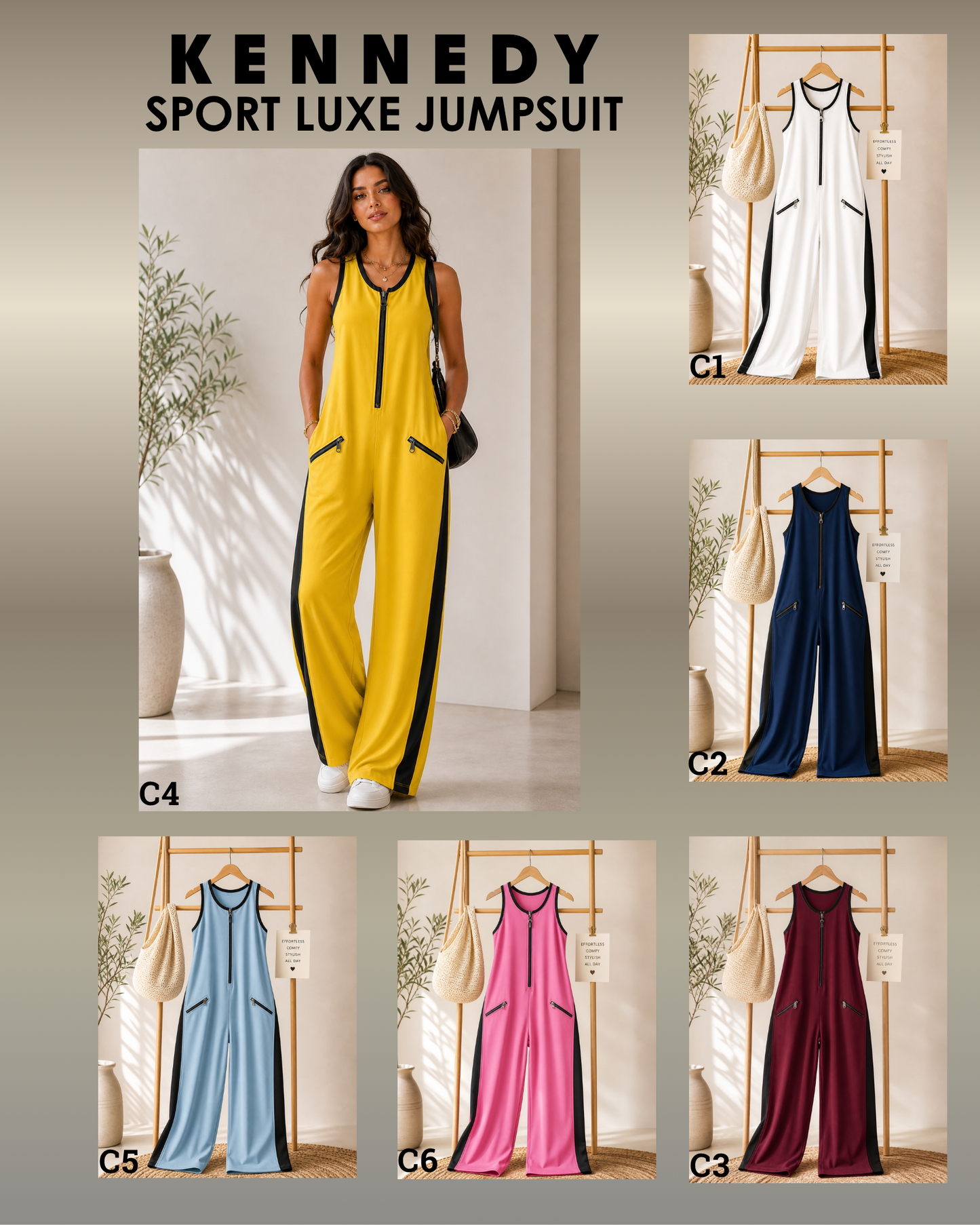 PREORDER: The Kennedy Sport Luxe Jumpsuit 5.11.26