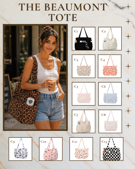 PREORDER: The Beaumont Tote 7.20.26 osym