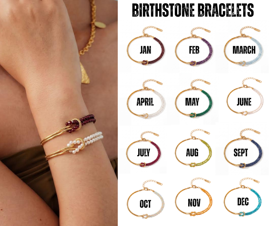PREORDER: BIRTHSTONE BRACELETS   8.31.26