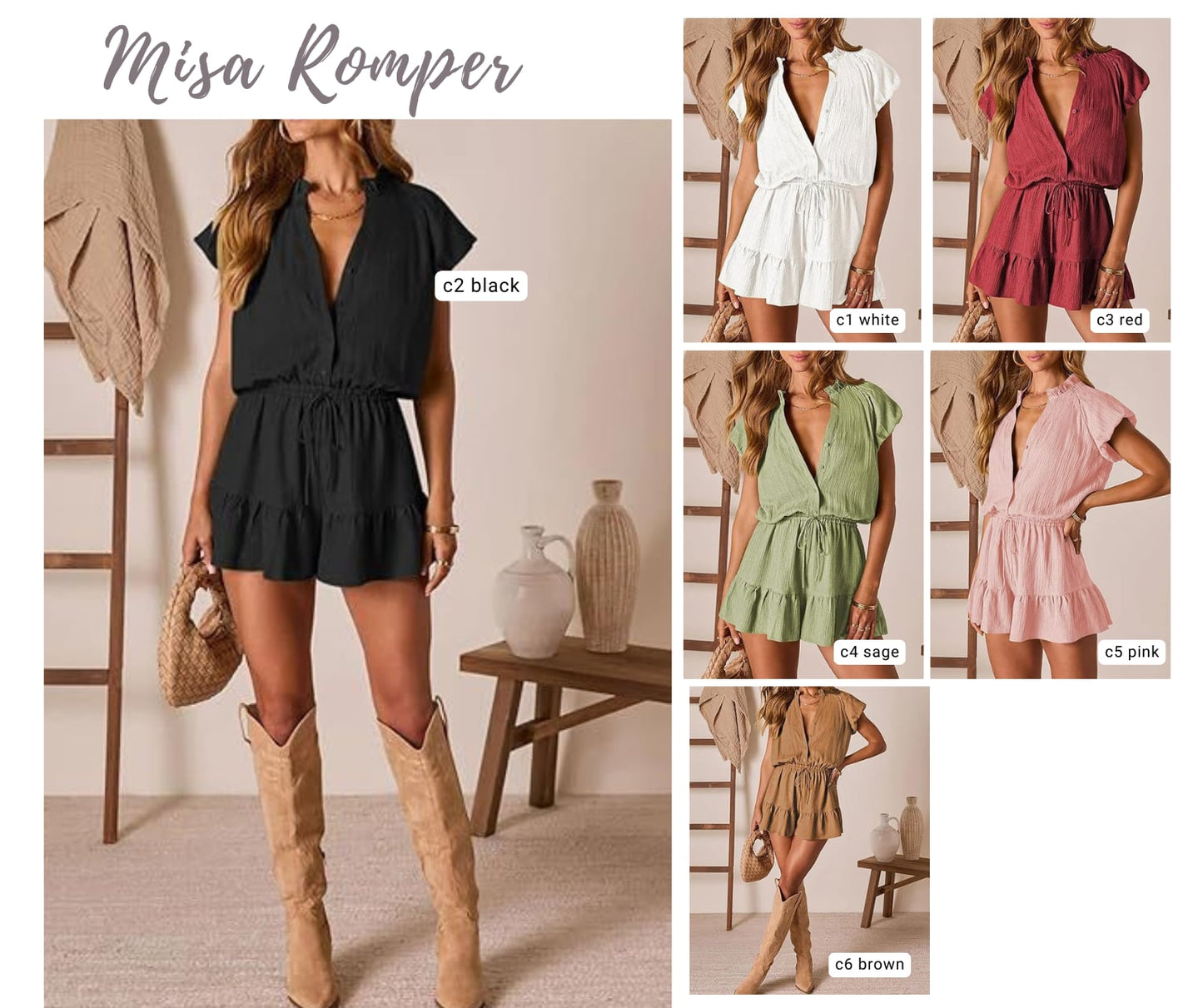 PREORDER: Misa Romper  2.23.26