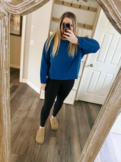 RTS: ZENANA Fleece Raglan Sweatshirts