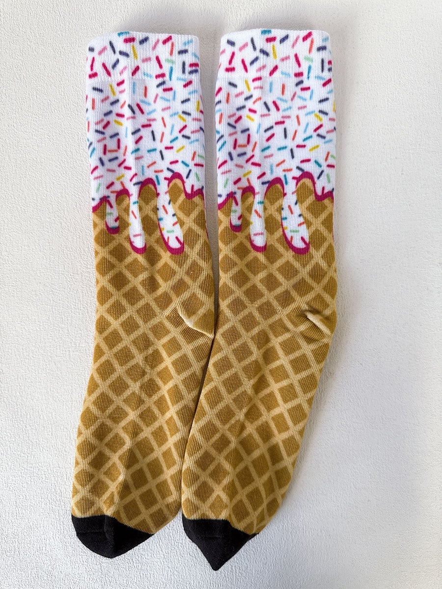 PREORDER: Ice Cream Drip Socks 3.9.26