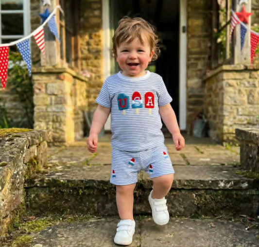 PREORDER: True blue two piece set  4.20.26