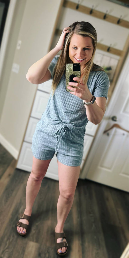 RTS: The Becca Ribbed Tee and Short Set