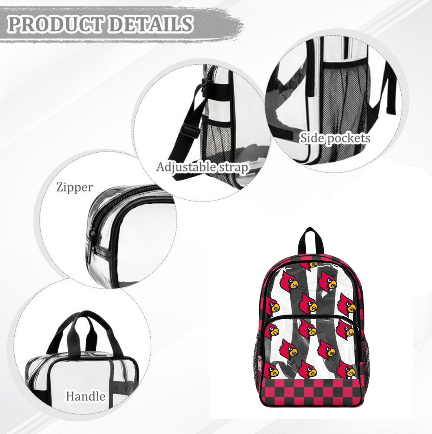 PREORDER: Custom Transparent Backpacks 7.6.26