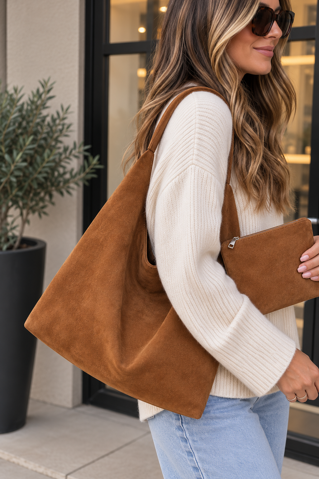 PREORDER: The Ellery Suede Tote 9.14.26