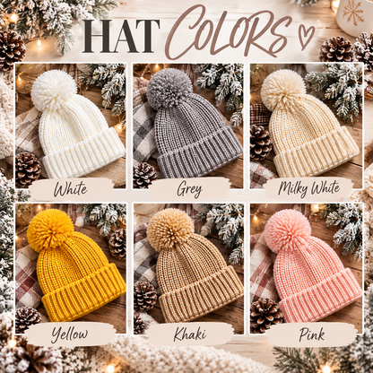 PREORDER: Custom Rope Embroidered Pompom Hat RERUN 11.2.26