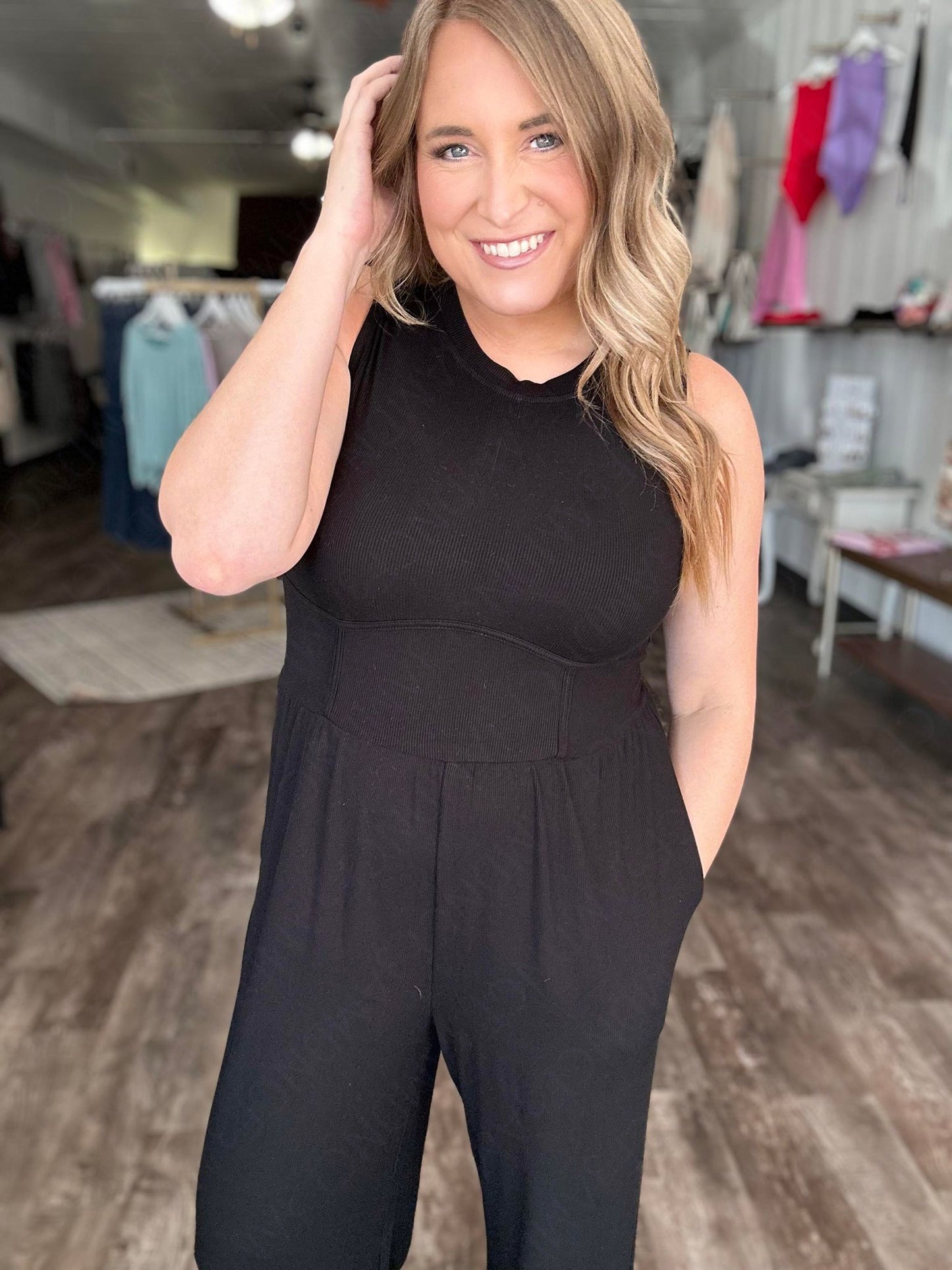 RTS: The Caitlin Tummy Control Black Bodysuit-