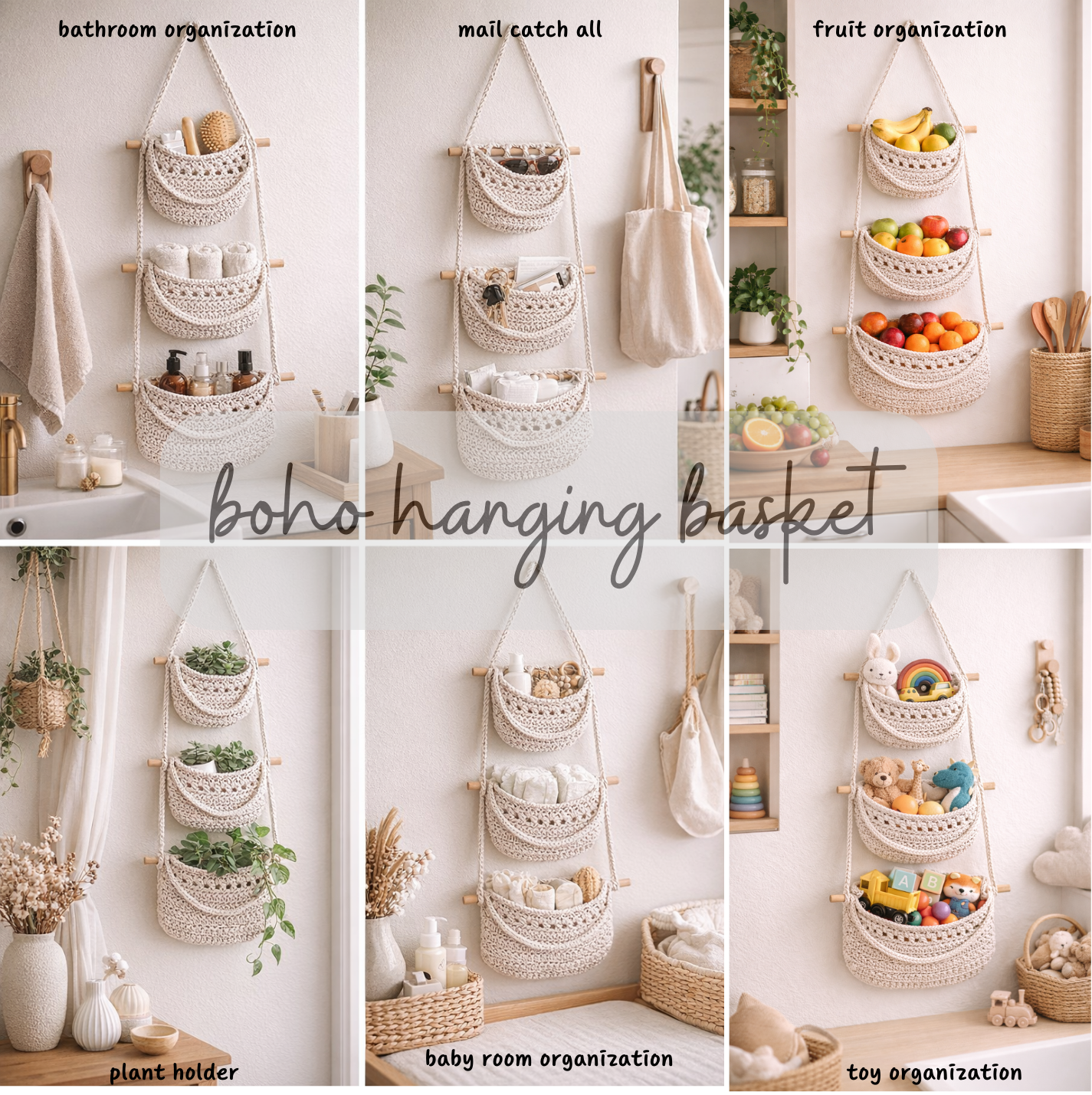 RTS: Boho Hanging Basket