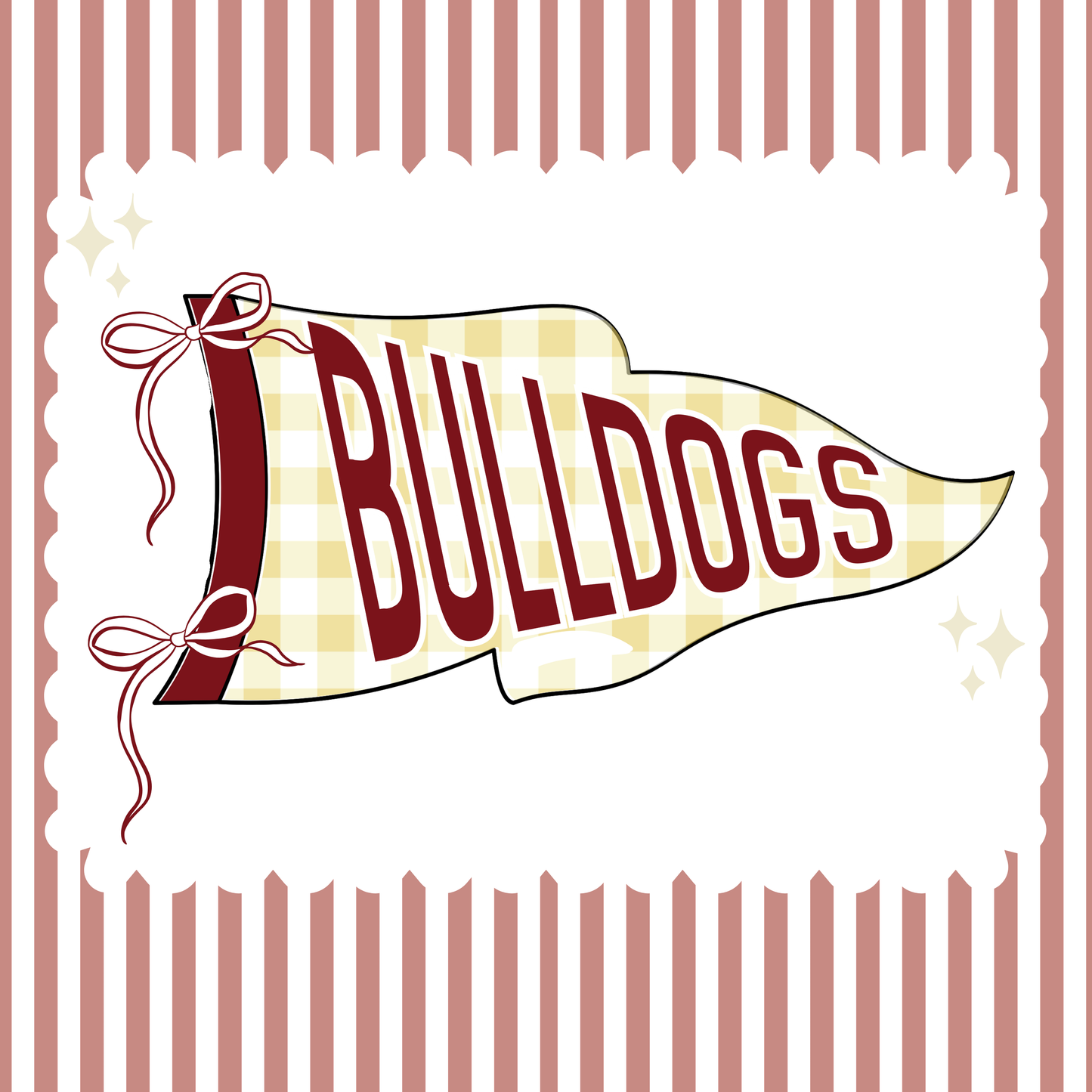 PREORDER: Custom Pennant Flag Pillowcase RERUN 8.24.26