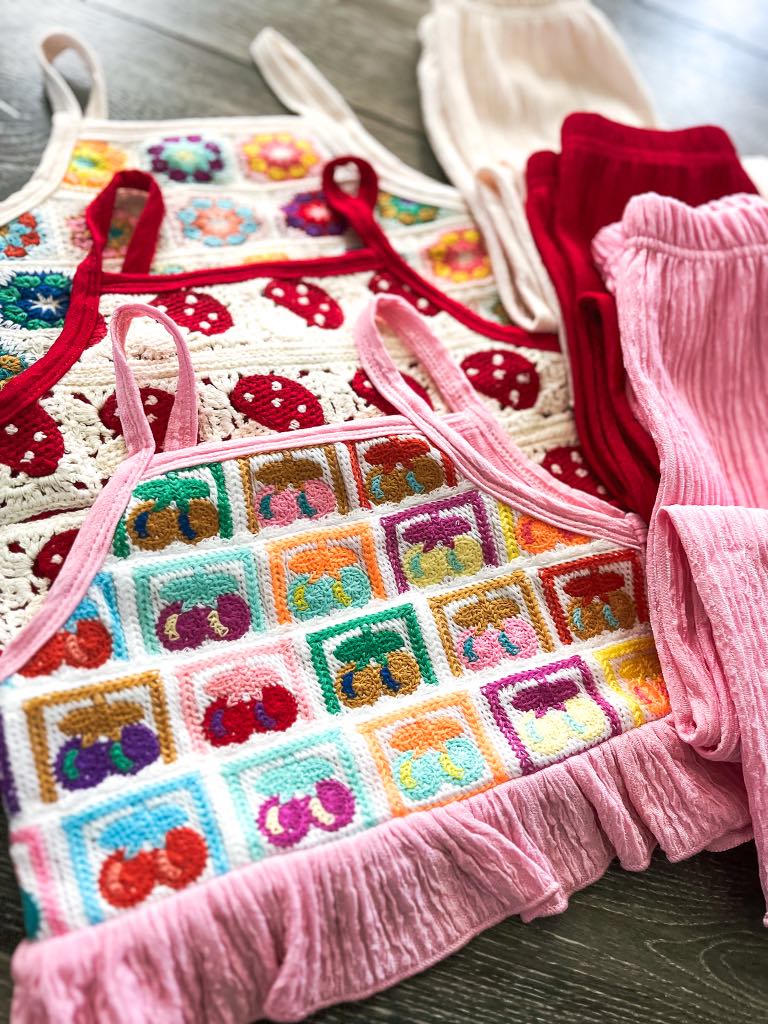 RTS: The Jazmin Crochet Tank and Pant Set