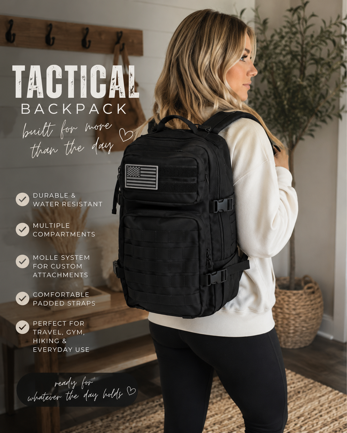 PREORDER: Tactical Backpack BESTSELLER 8.31.26