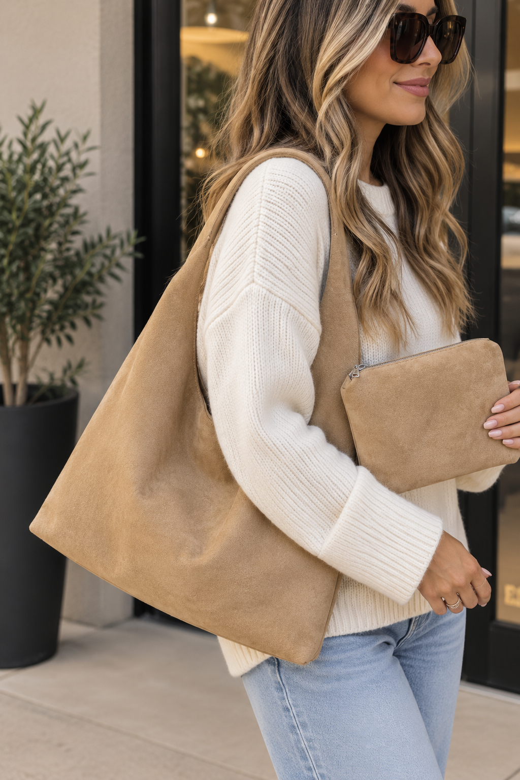 PREORDER: The Ellery Suede Tote 9.14.26