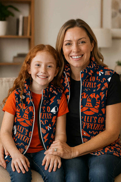 PREORDER: Mommy & Me Puffer Vest - CUSTOM SEAMLESS | NO MOCKUP REQUIRED RERUN 9.14.26
