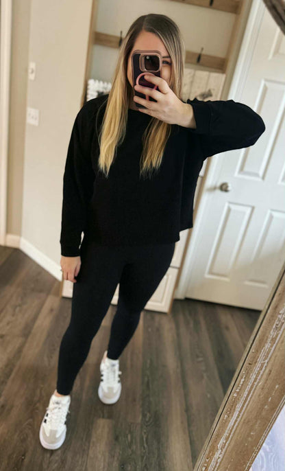 RTS: ZENANA Fleece Raglan Sweatshirts