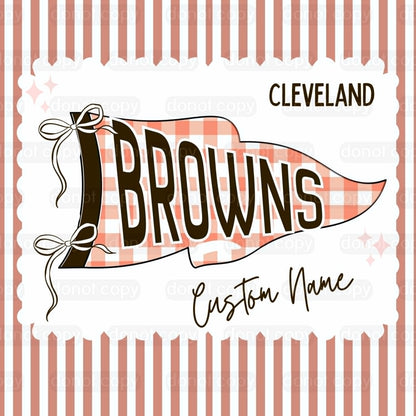 PREORDER: Custom Pennant Flag Pillowcase