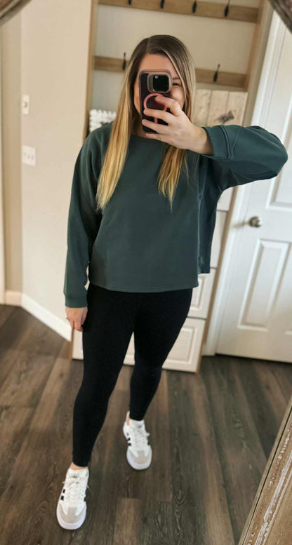 RTS: ZENANA Fleece Raglan Sweatshirts