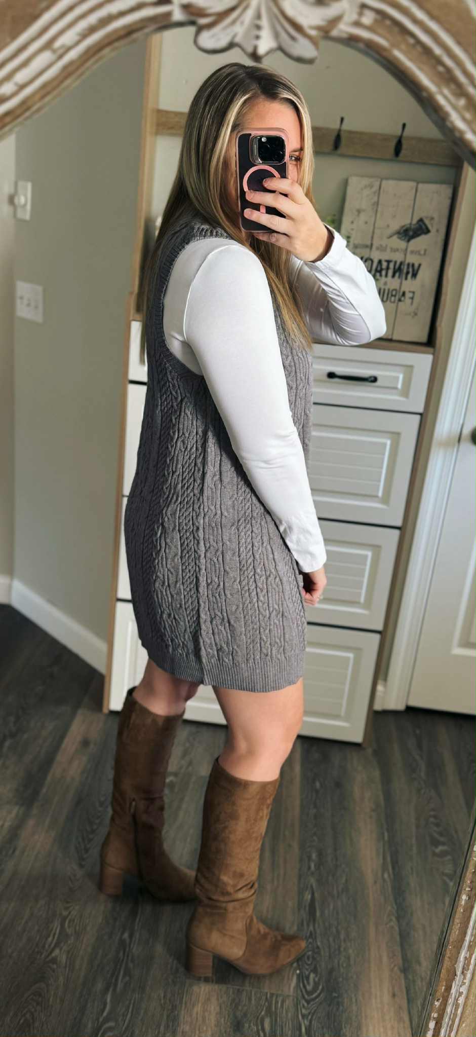PREORDER: Dakota V sweater dress 9.22.25