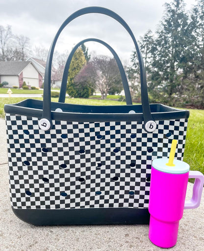 PREORDER: MEDIUM EVA Print & Solid Totes