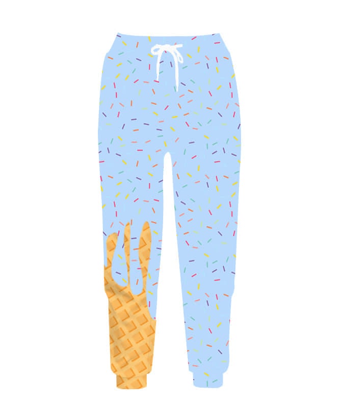 PREORDER: Ice Cream Drip Joggers custom 3.9.26