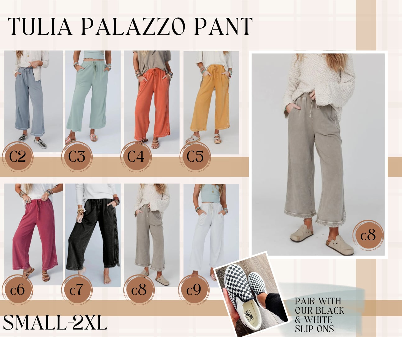PREORDER: RERUN Tulia Palazzo Pant 1.19.26 osym