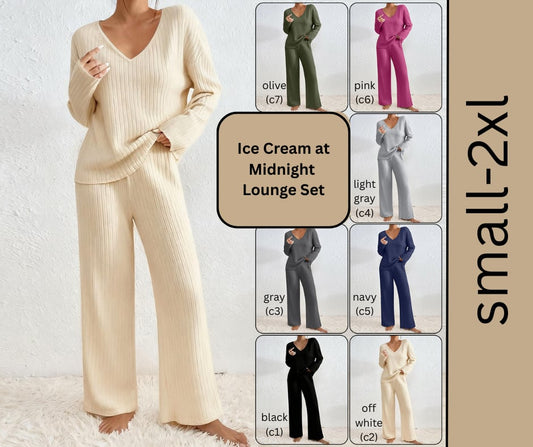 PREORDER: Ice Cream At Midnight Lounge Set 1.19.26