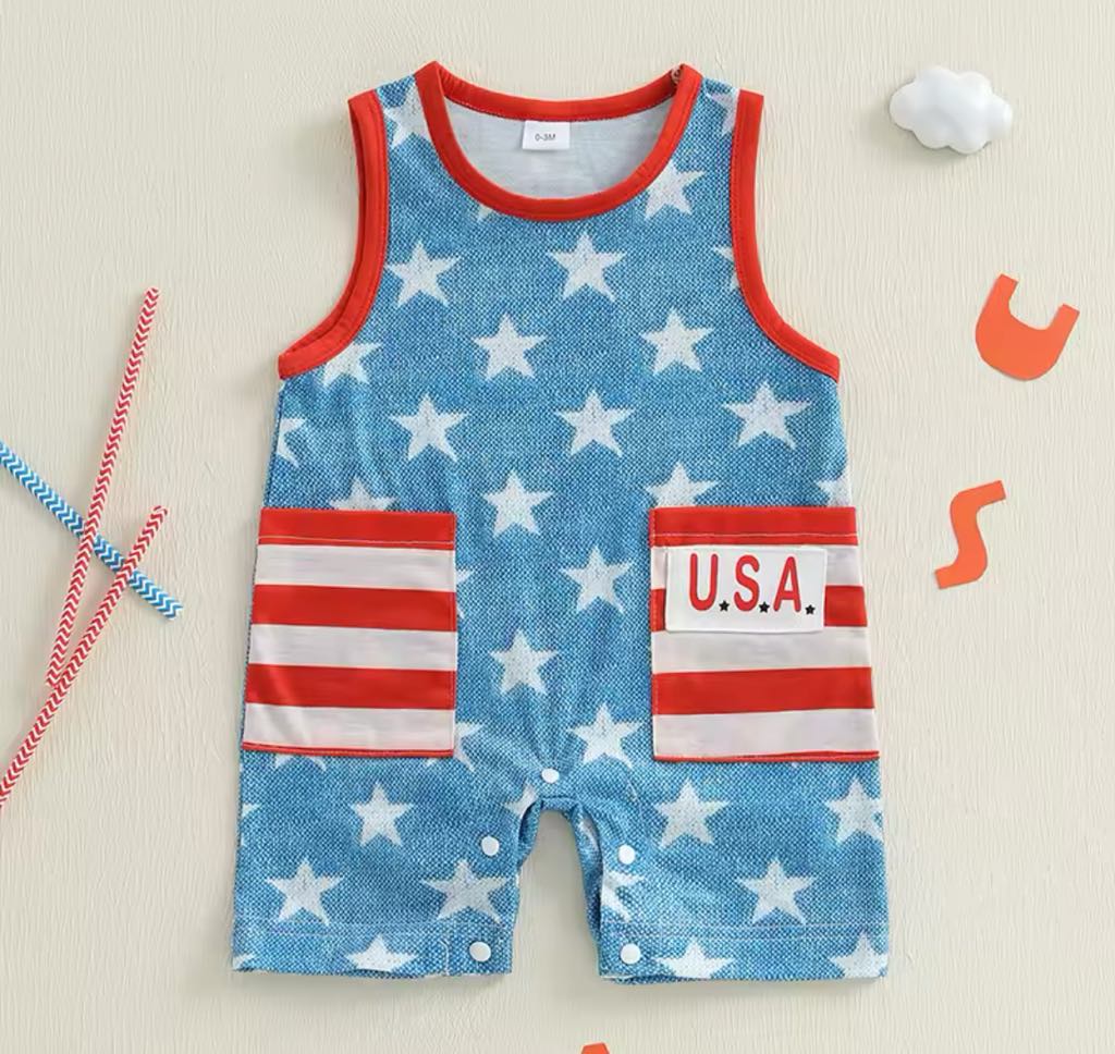 RTS: The Star-n-Stripe Romper