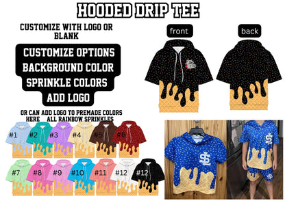 PREORDER: Hooded DRIP Tees Kid & Adult  custom shop
