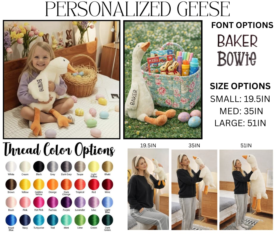 PREORDER: Personalized Geese 1.19.26