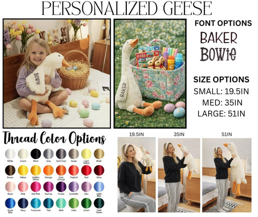PREORDER: Personalized Geese 1.19.26