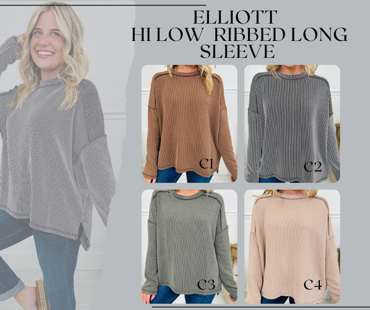 PREORDER: Elliott hi low long sleeve 9.22.25