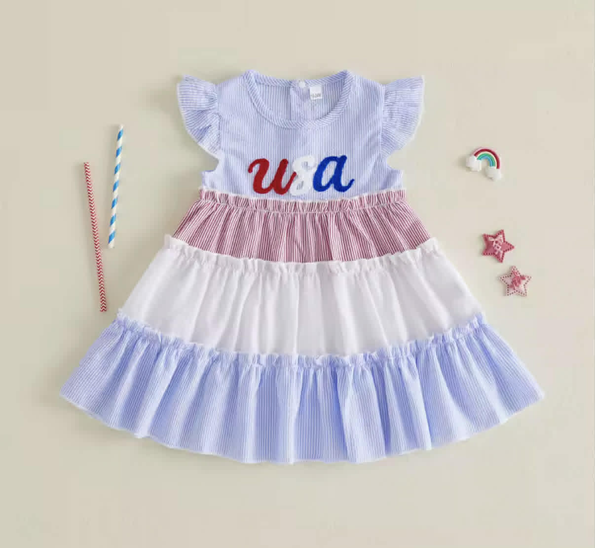 RTS: Faithful Red, White, Blue Dress