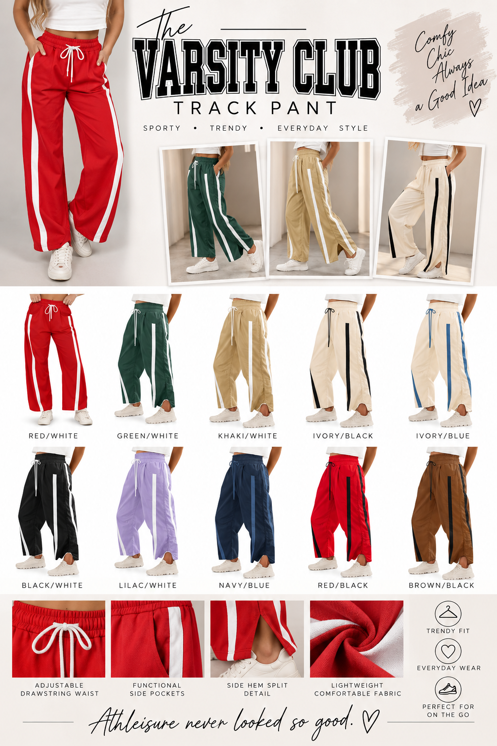 PREORDER: The Varsity Club Track Pant 9.28.26