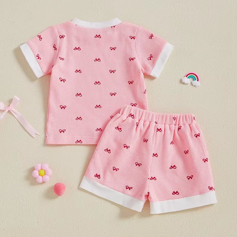 PREORDER: Waffle Knit Bow Set 1.20.25 osym