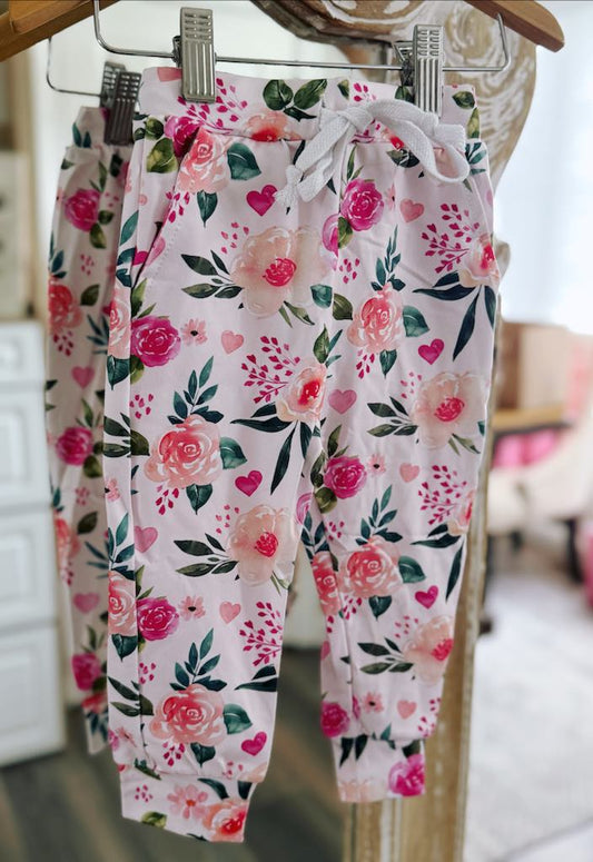 RTS: Forever3am SPRING FLORAL JOGGERS-