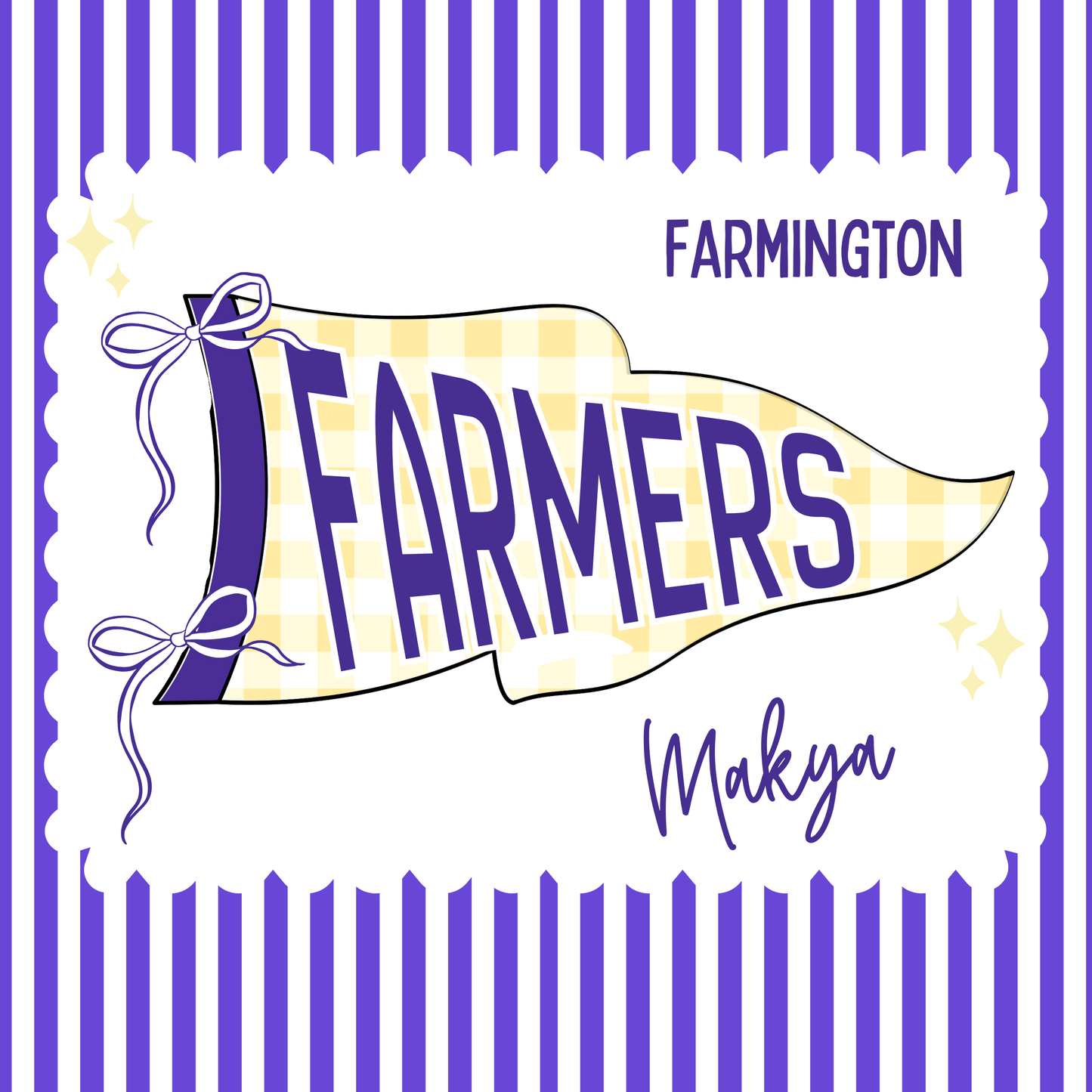 PREORDER: Custom Pennant Flag Pillowcase RERUN 8.24.26
