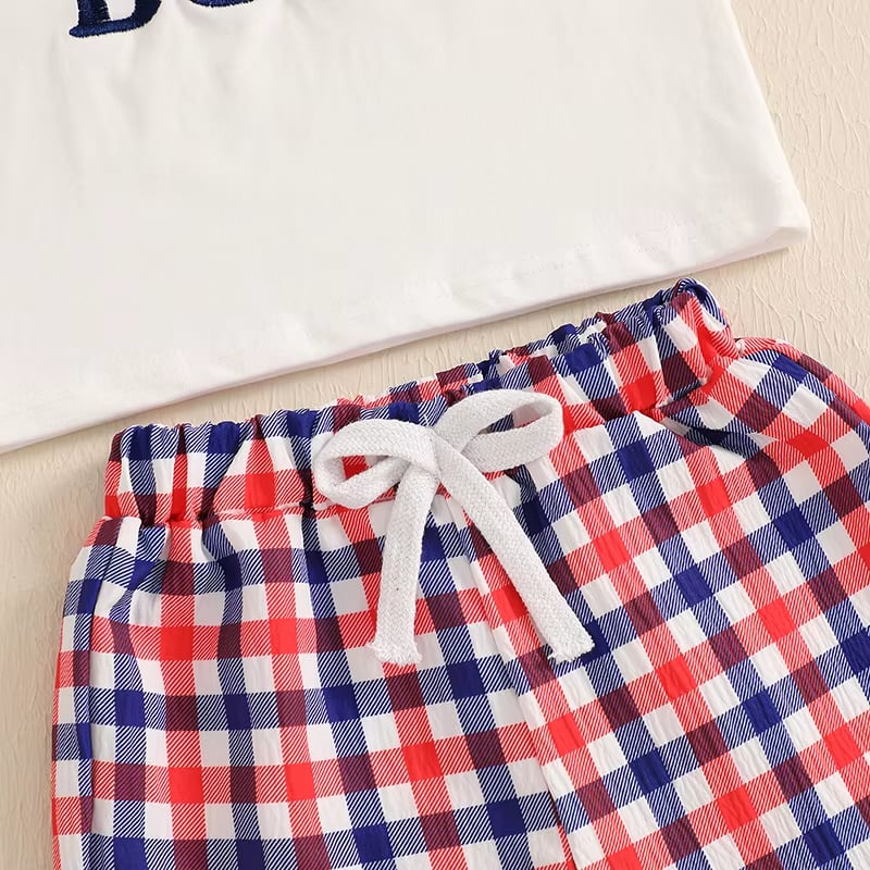 PREORDER: Checkered Shorts Set 3.9.26