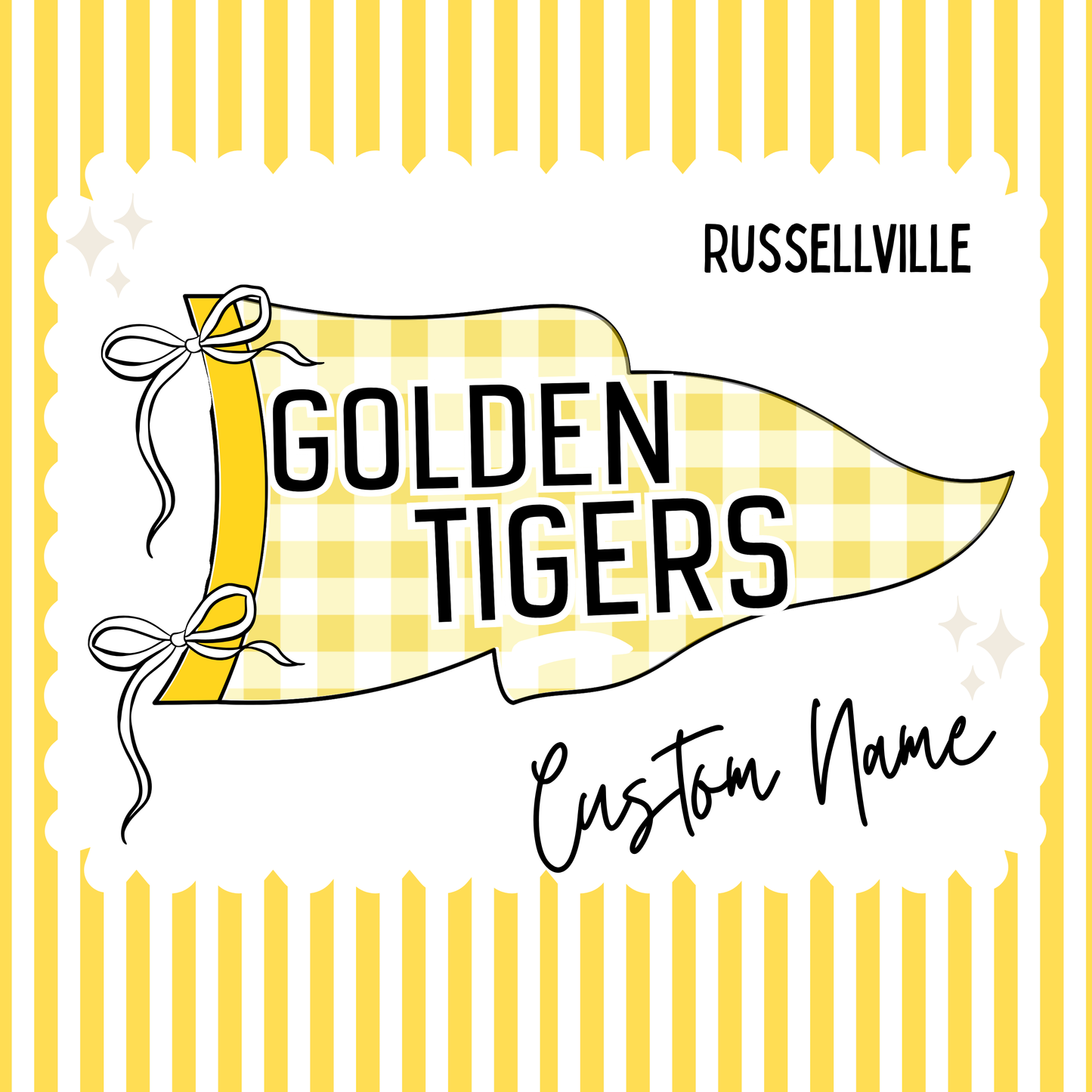 PREORDER: Custom Pennant Flag Pillowcase RERUN 8.24.26
