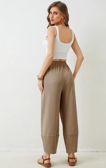 RTS: Harem Jersey Wide Leg Pants