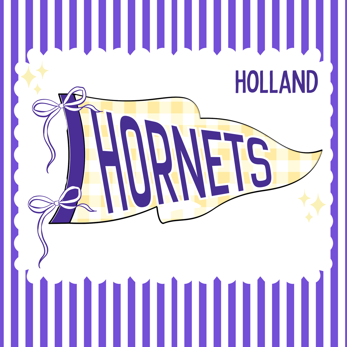 PREORDER: Custom Pennant Flag Pillowcase RERUN 8.24.26