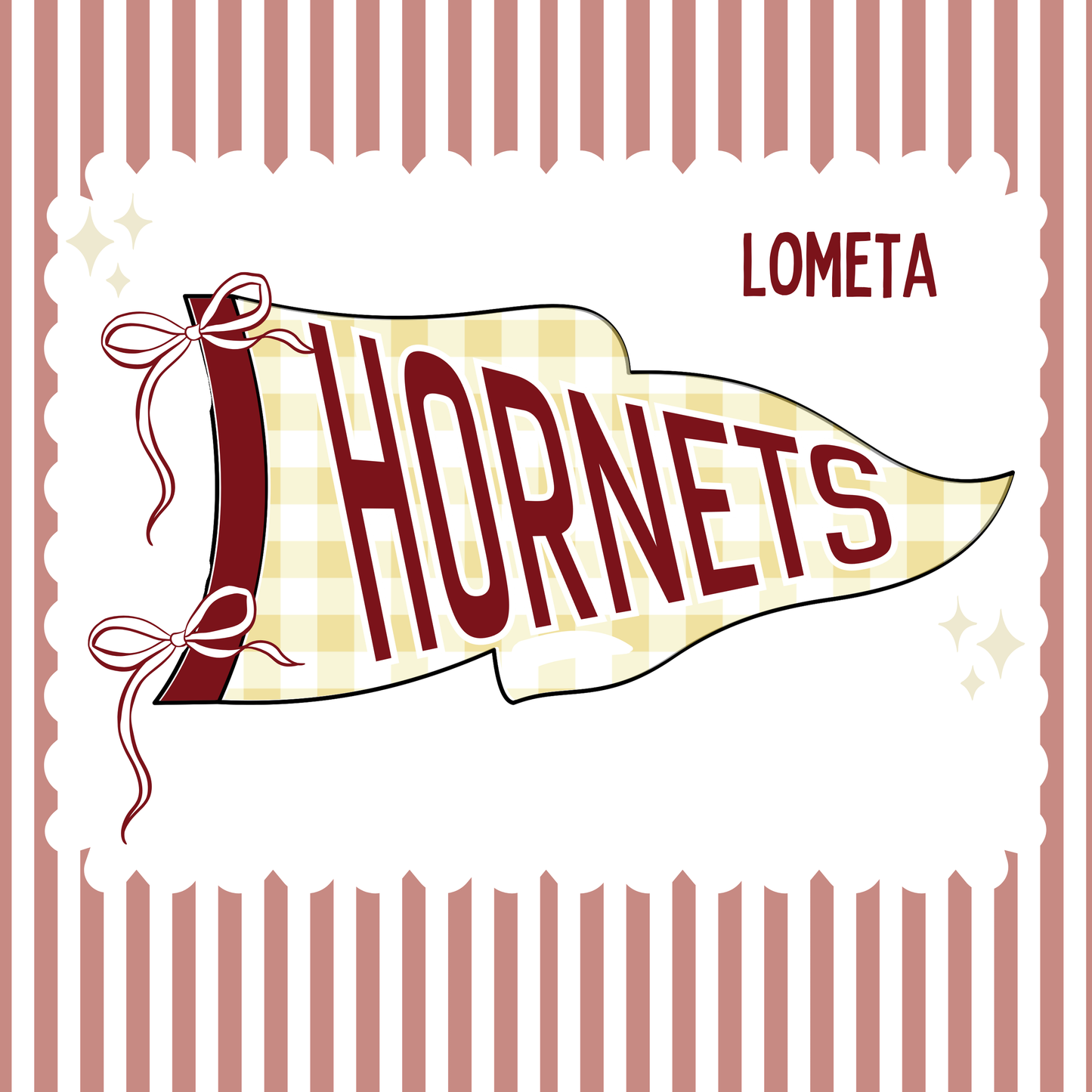 PREORDER: Custom Pennant Flag Pillowcase RERUN 8.24.26