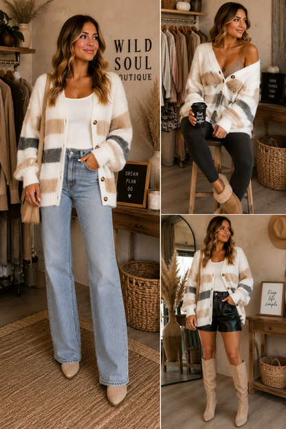 PREORDER: The Coffee Run Cardigan RERUN 10.19.26 osym