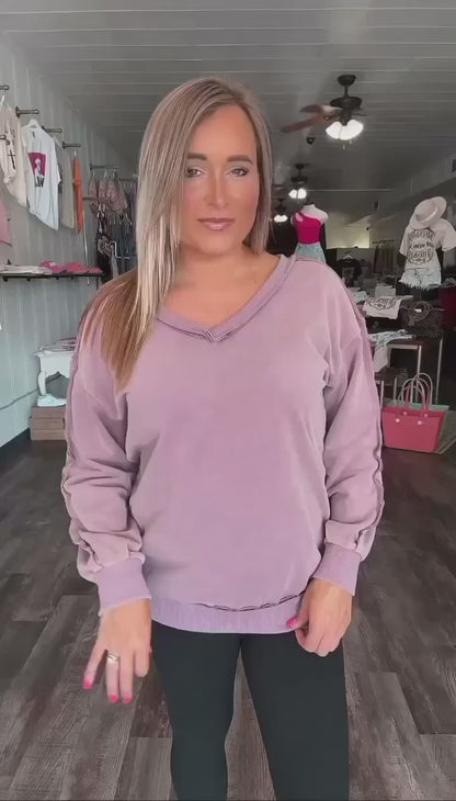 RTS: The Indy Raw Hem Pullover-