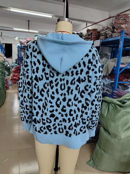 PREORDER: Leopard Hooded Cardigan 11.2.26