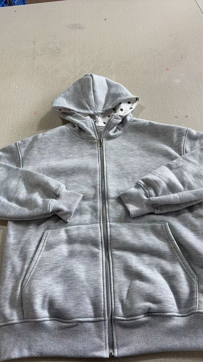 PREORDER: The Olivia Polka Dot Zip-Up 10.26.26