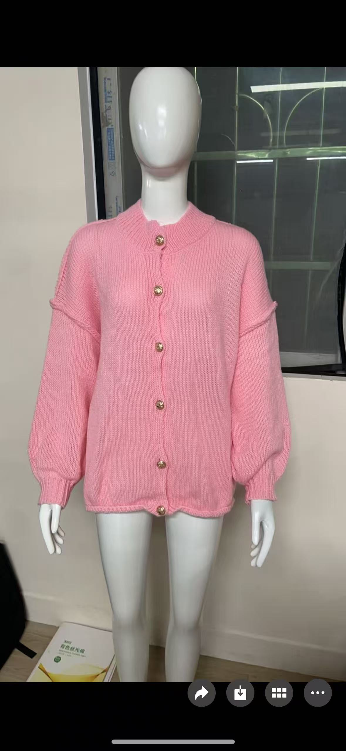 PREORDER: Harron button oversize sweater 9.22.25 osym
